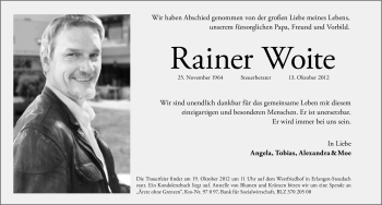 Traueranzeigen Von Rainer Woite Trauer Nn De