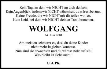 Traueranzeige von Wolfgang Kluge von Nürnberger Nachrichten