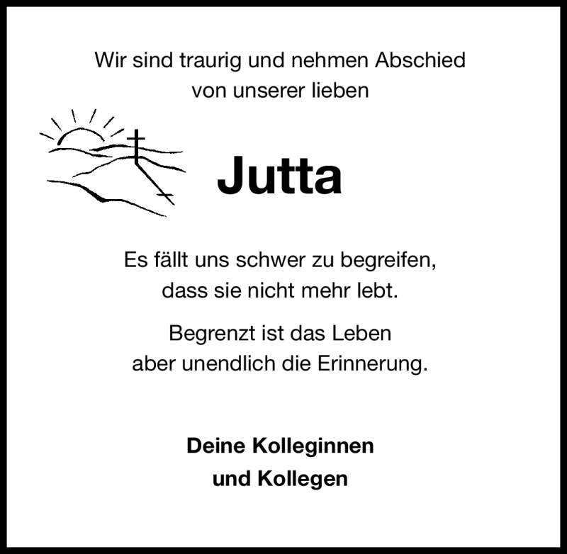  Traueranzeige für Jutta Haucke vom 22.07.2011 aus Nürnberger Nachrichten