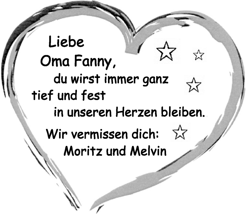  Traueranzeige für Franziska Vögl vom 28.07.2015 aus Nordbayerische Nachrichten Pegnitz Lokal