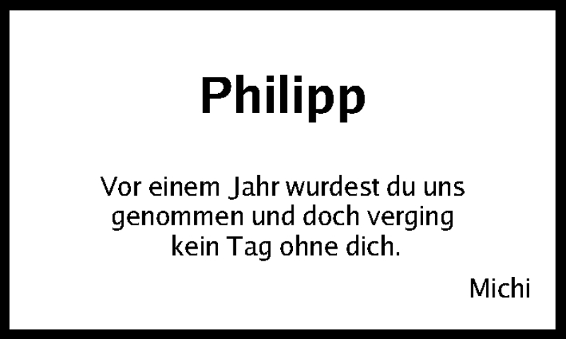  Traueranzeige für Philipp Haagen vom 13.03.2015 aus Erlanger Nachrichten Lokal