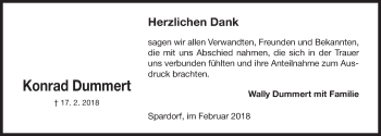 Traueranzeige von Konrad Dummert von Erlanger Nachrichten Lokal