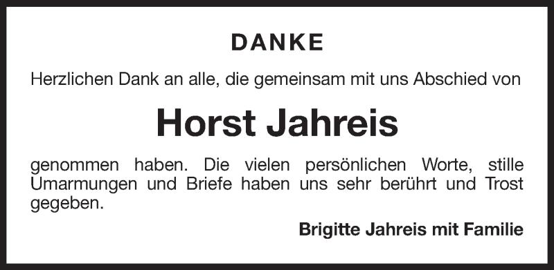  Traueranzeige für Horst Jahreis vom 25.08.2018 aus Gesamtausgabe Nürnberger Nachrichten/ Nürnberger Ztg.