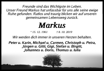 Traueranzeige von Markus Schießl von Erlanger Nachrichten Lokal