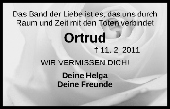 Traueranzeige von Ortrud Zitzmann-Canerik von Gesamtausgabe Nürnberger Nachrichten/ Nürnberger Ztg.