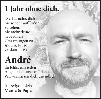 Traueranzeige von André Reinert von Gesamtausgabe Nürnberger Nachrichten/ Nürnberger Ztg.