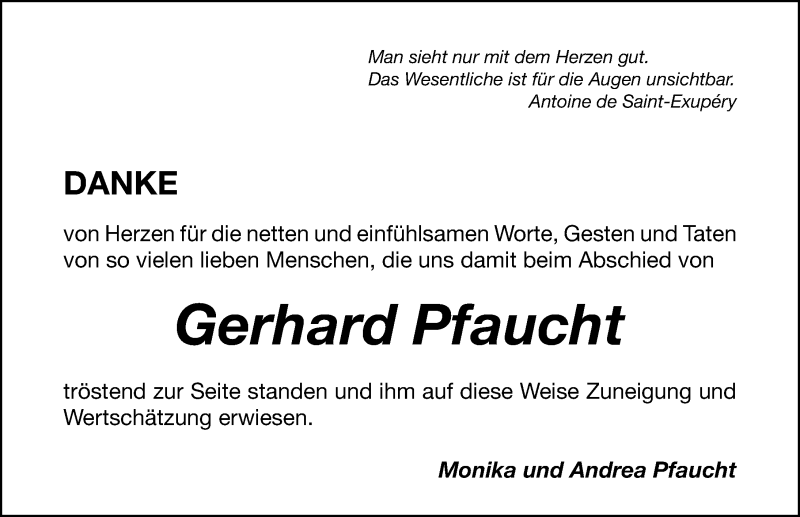  Traueranzeige für Gerhard Pfaucht vom 04.01.2020 aus Nordbayerische Nachrichten Pegnitz Lokal