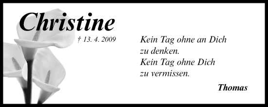 Traueranzeige von Christine Merkl-Müller von Gesamtausgabe Nürnberger Nachrichten/ Nürnberger Ztg.