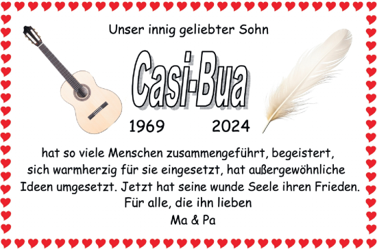 Traueranzeige von Carsten Willi-Fuhrmann von Erlanger Nachrichten Lokal