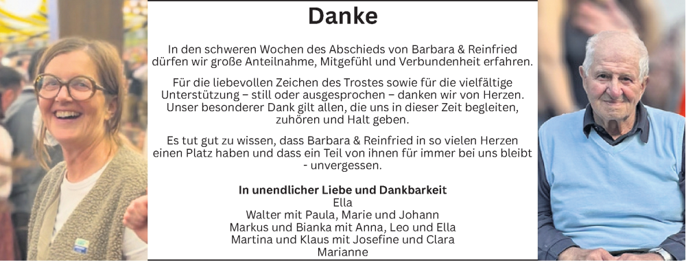  Traueranzeige für Barbara   vom 24.12.2025 aus Nordbayerische Nachrichten Forchheim Lokal