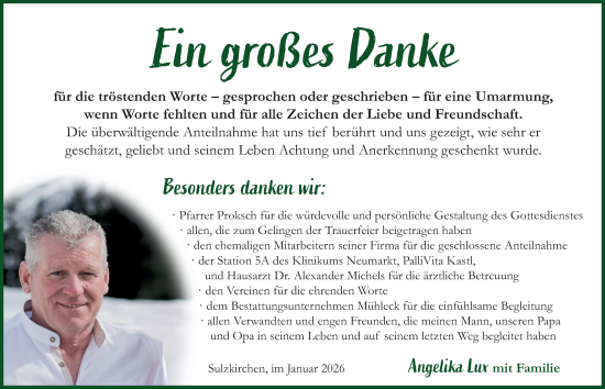 Traueranzeige von Danksagung  von Neumarkter Nachrichten Lokal