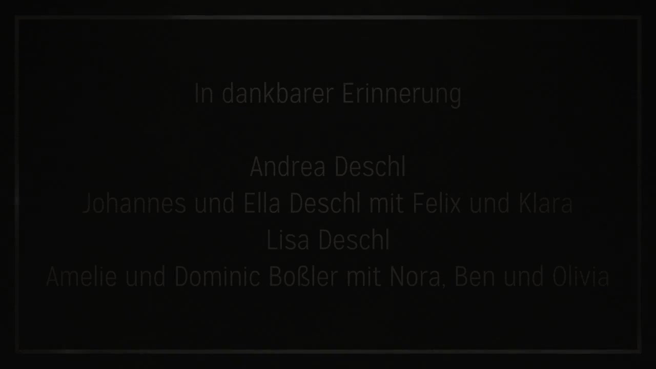 Video zur Traueranzeige 1